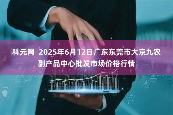 科元网  2025年6月12日广东东莞市大京九农副产品中心批发市场价格行情